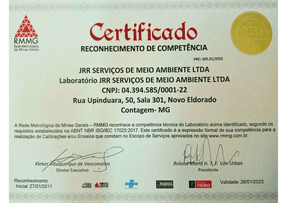 certificado de competência